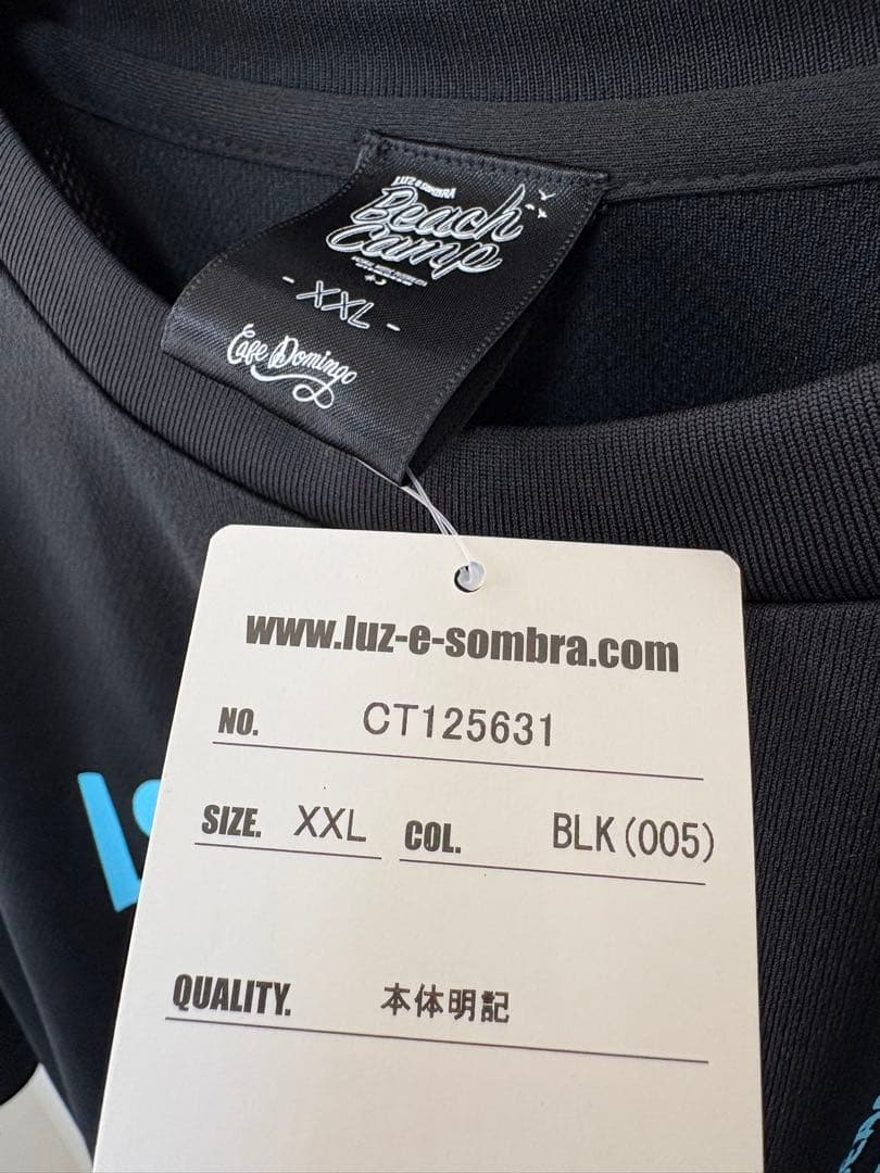 【XXL】新品未使用 限定 ルースイソンブラ プラシャツ 黒 プラクティスシャツ