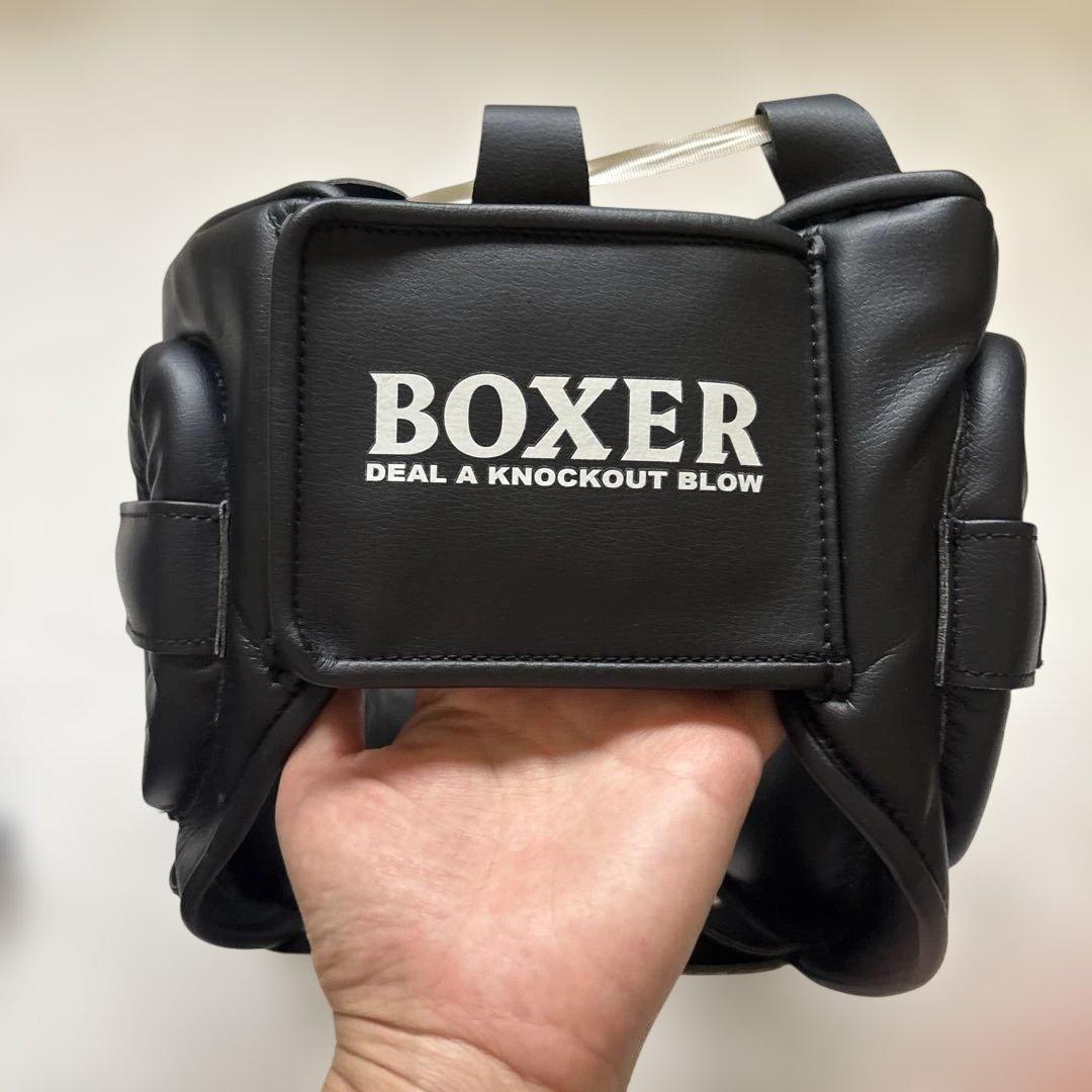イサミ ISAMI BOXER ヘッドギア 黒色 フリーサイズ