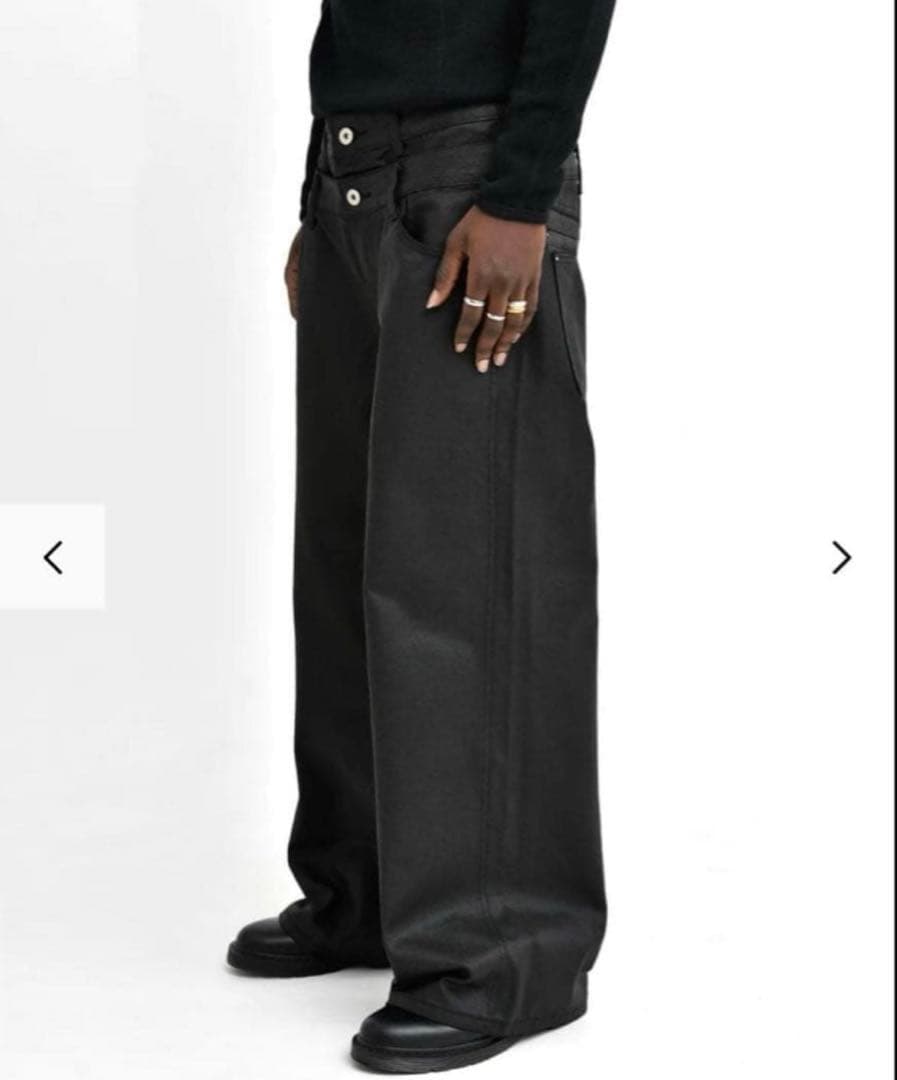 Asapmode Waxed Stacked Pants M エーサップモード