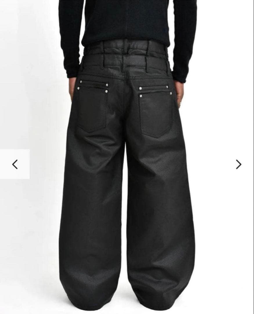 Asapmode Waxed Stacked Pants M エーサップモード