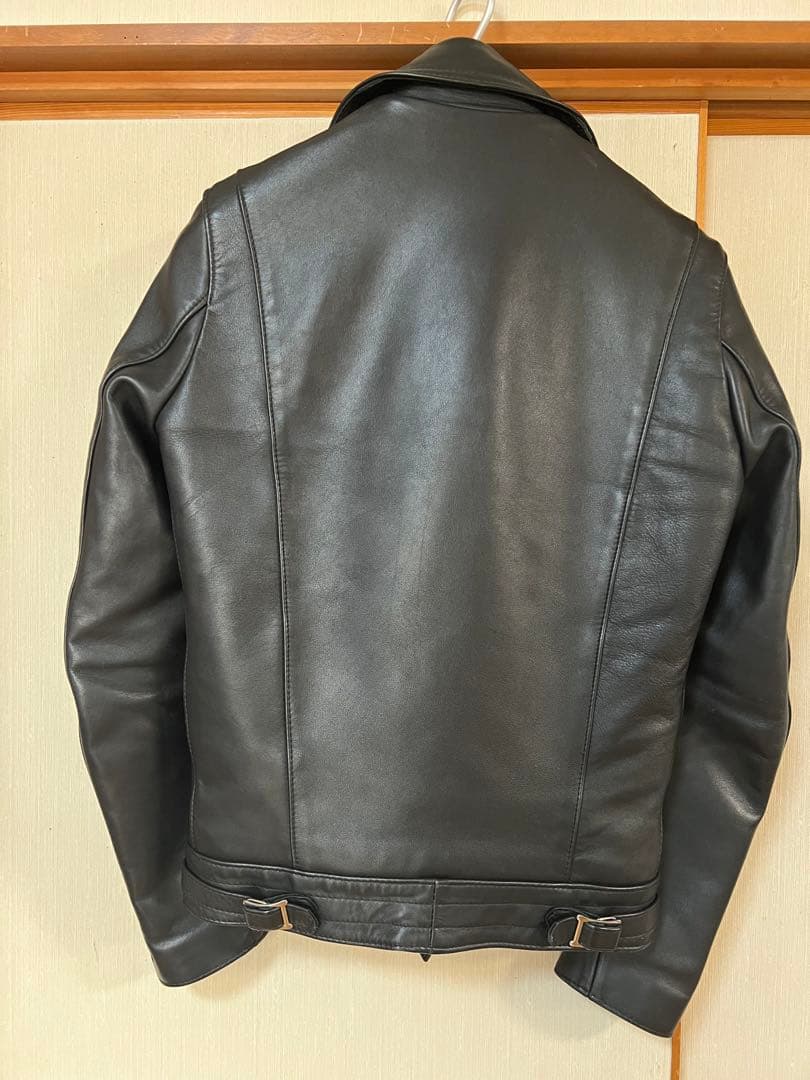 着丈変更前ロング丈仕様ルイスレザー 441Tサイクロン