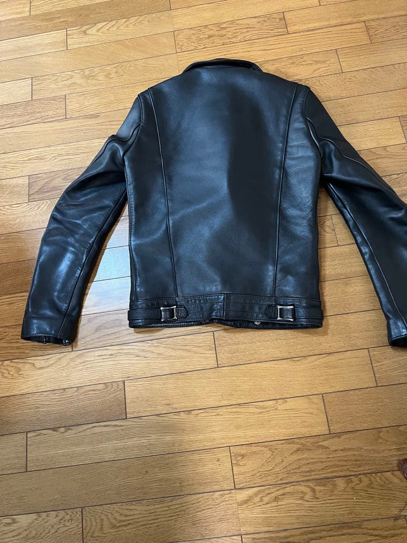 着丈変更前ロング丈仕様ルイスレザー 441Tサイクロン