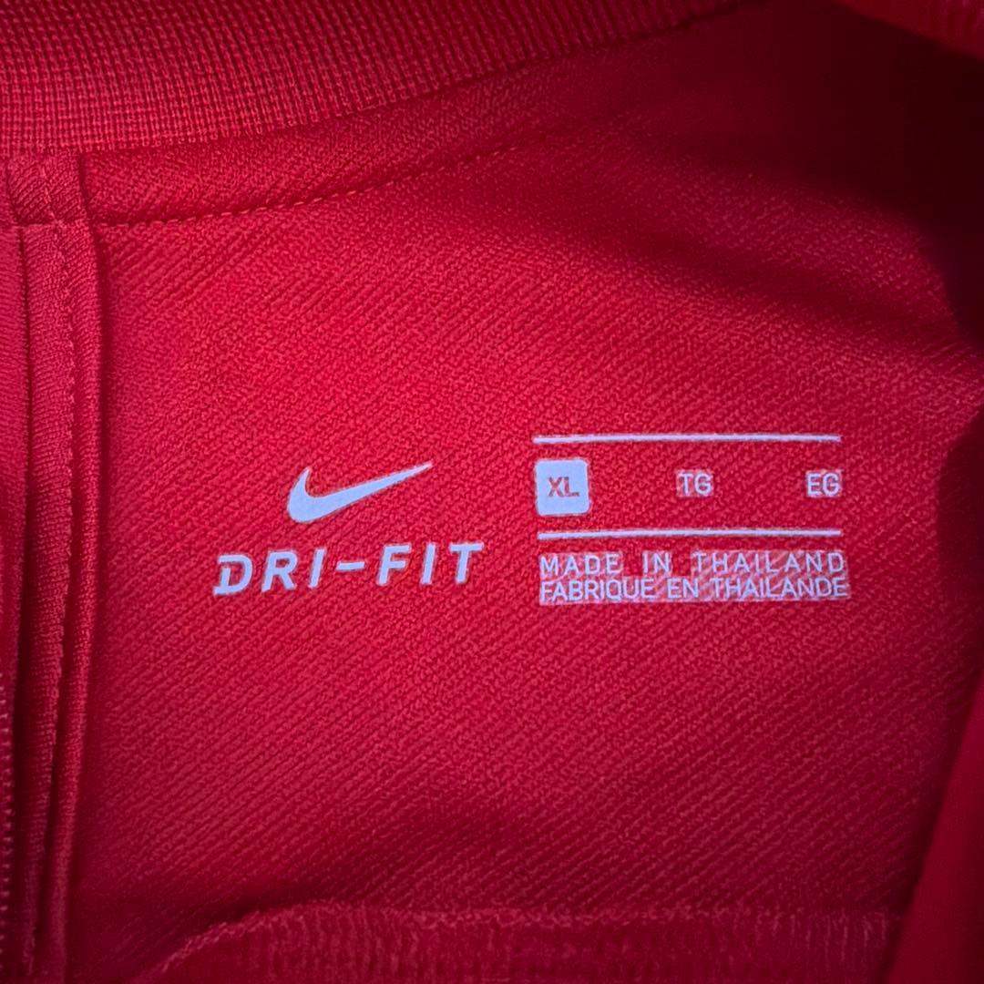 ナイキ スクワッド ジャージ上下セット ブラック×レッド XL