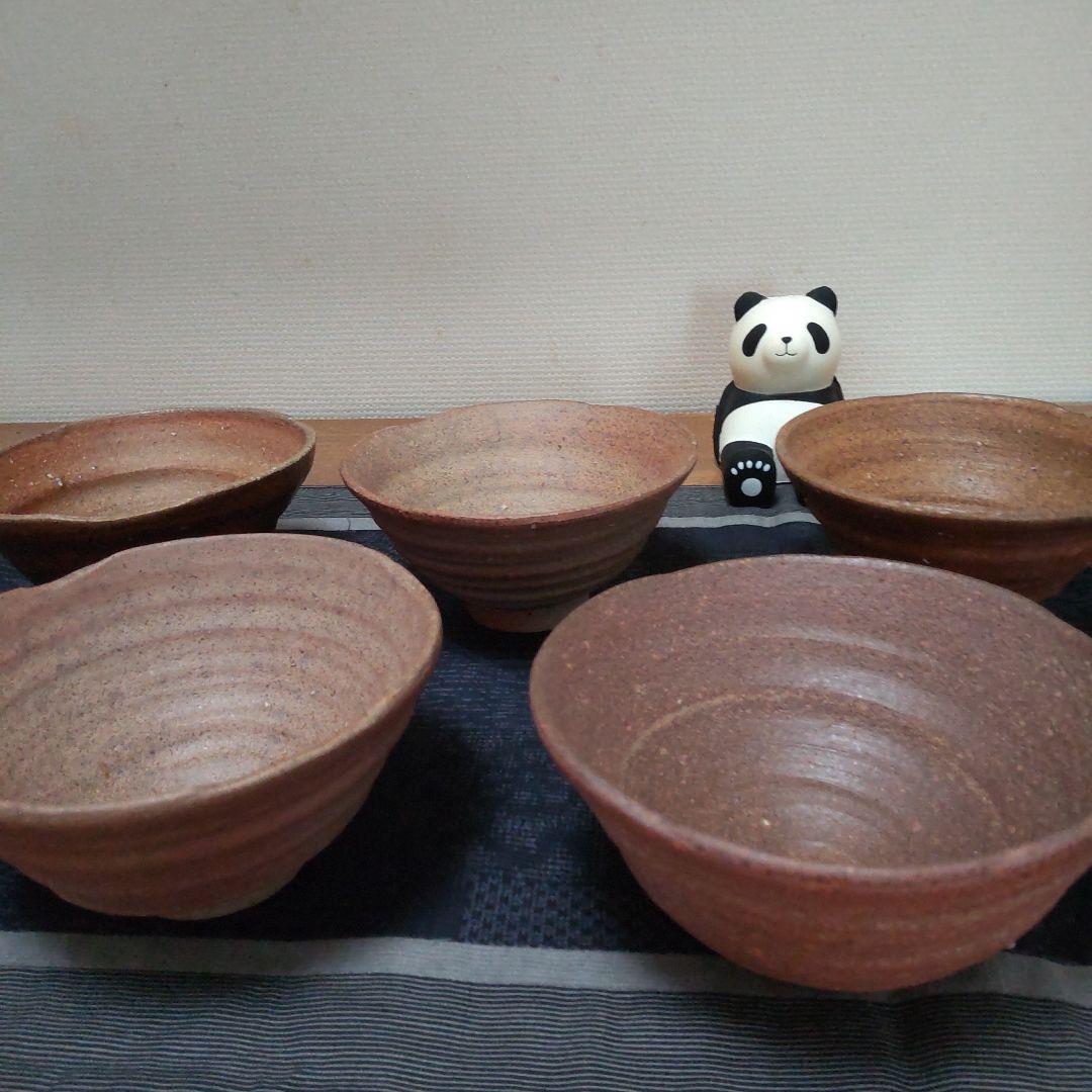 小鉢 9ケ 備前焼