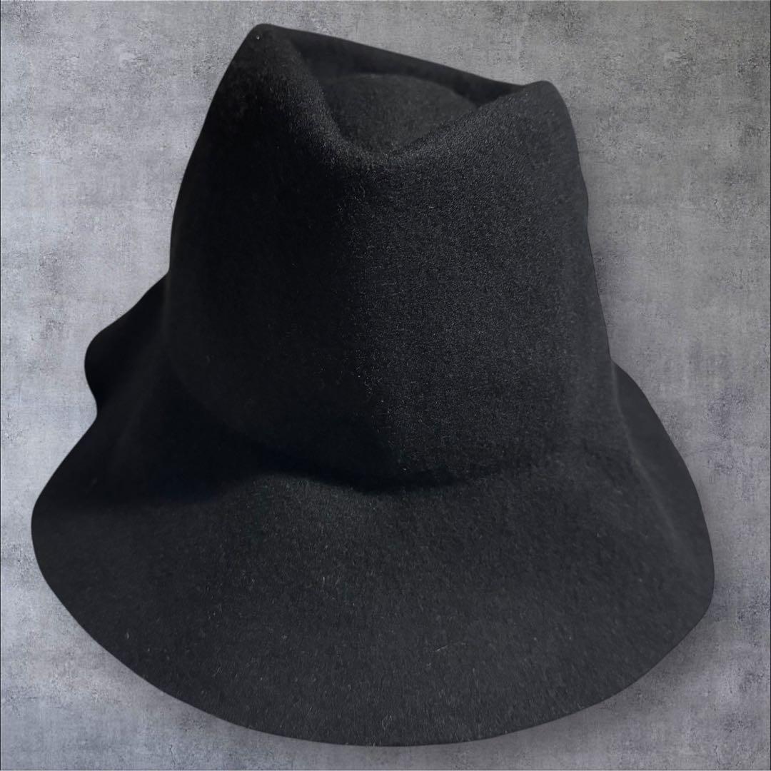 Vivienne Westwood MAN オーブ バケットハット ウール 黒