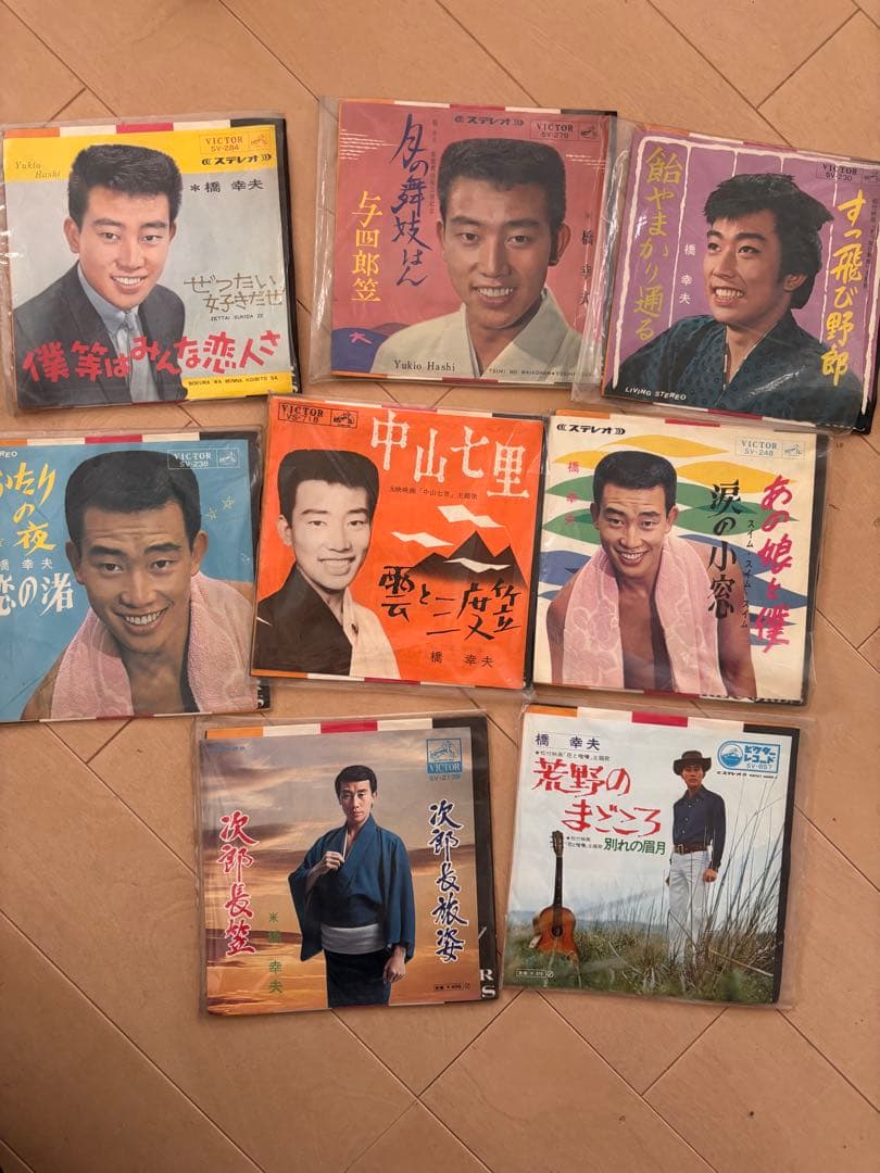 橋幸夫　シングルレコード115枚セット