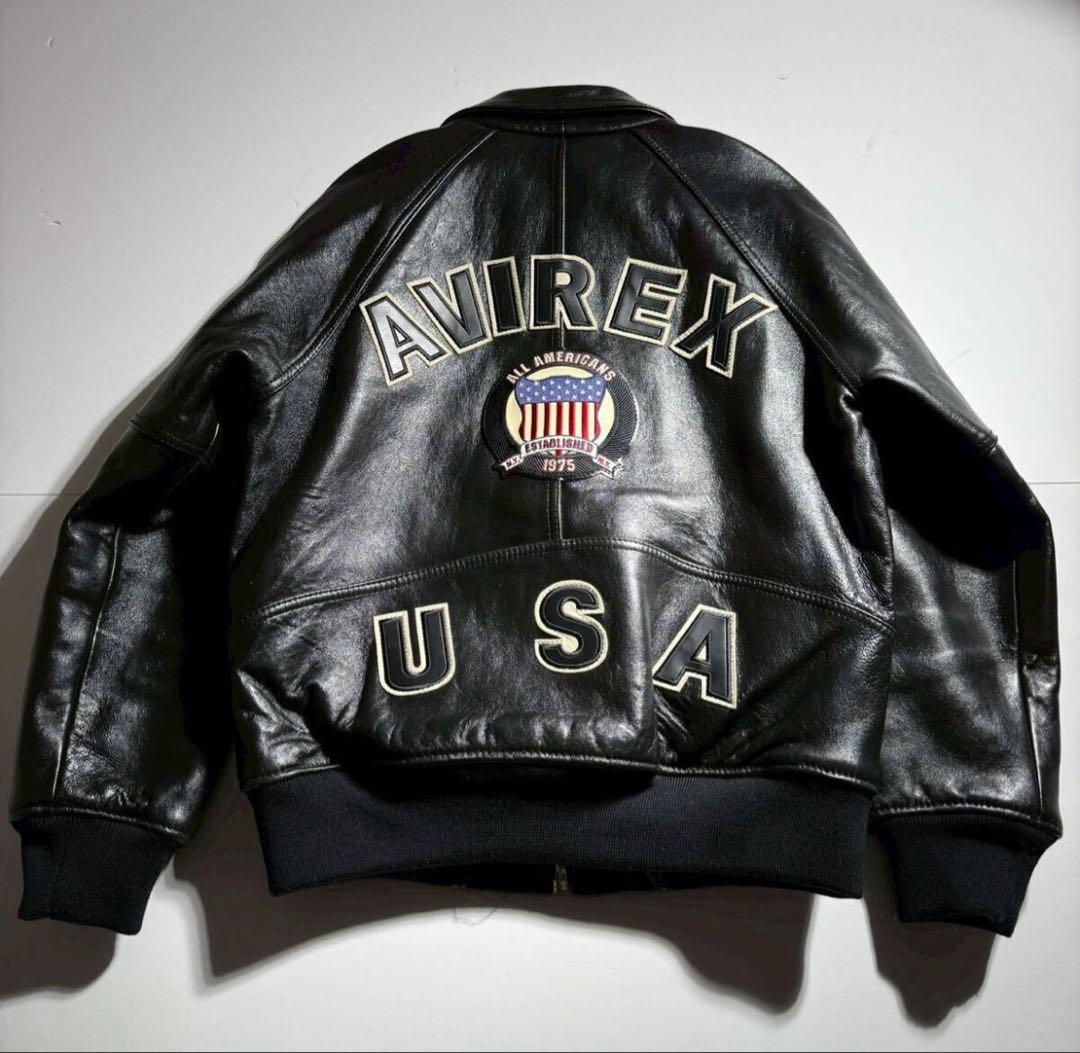 【IO着用】AVIREX SIGNATURE VARSITY JACKET