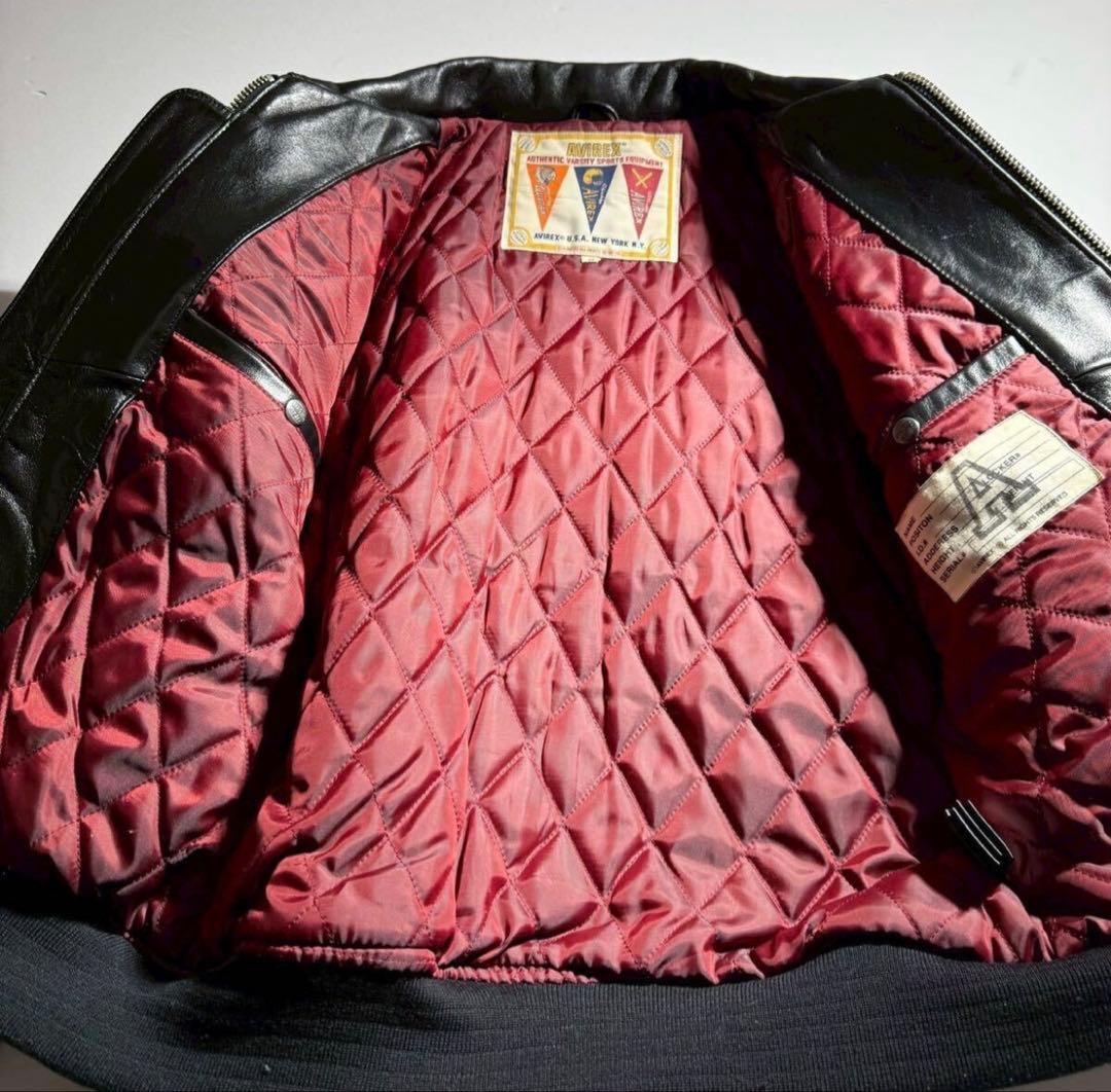 【IO着用】AVIREX SIGNATURE VARSITY JACKET