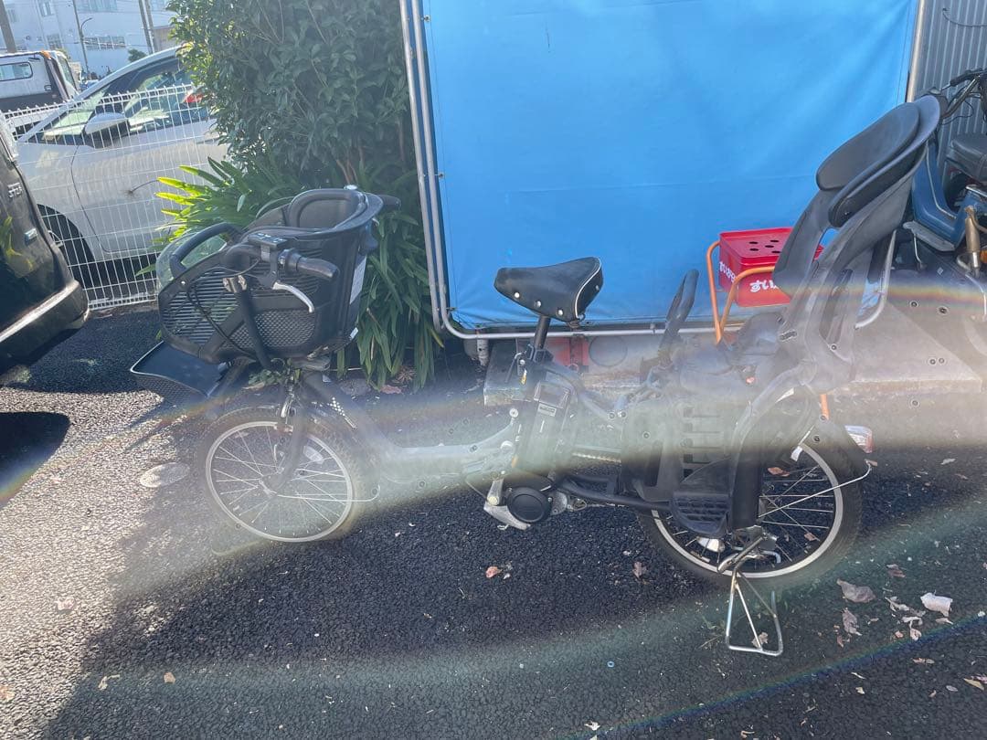 アンジェリーノ　電動自転車　チャイルドシート　急速充電器付き