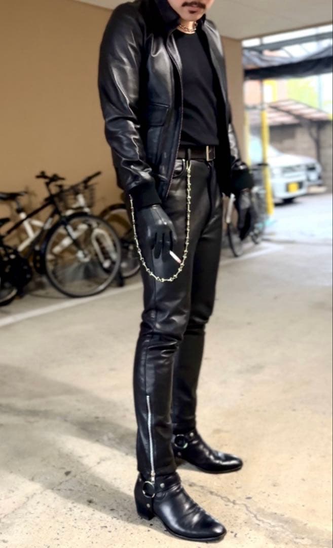 URBAN RESEARCH A-2 レザー ボンバージャケット ラムレザー