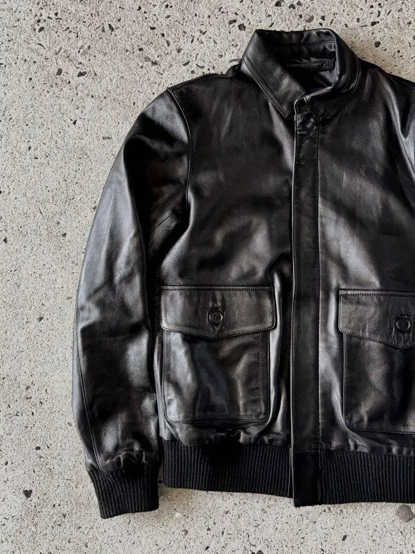 URBAN RESEARCH A-2 レザー ボンバージャケット ラムレザー