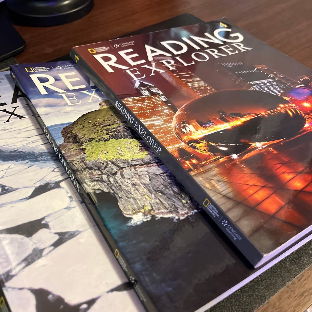 小3で英検準1級テキスト　reading explorer   9冊