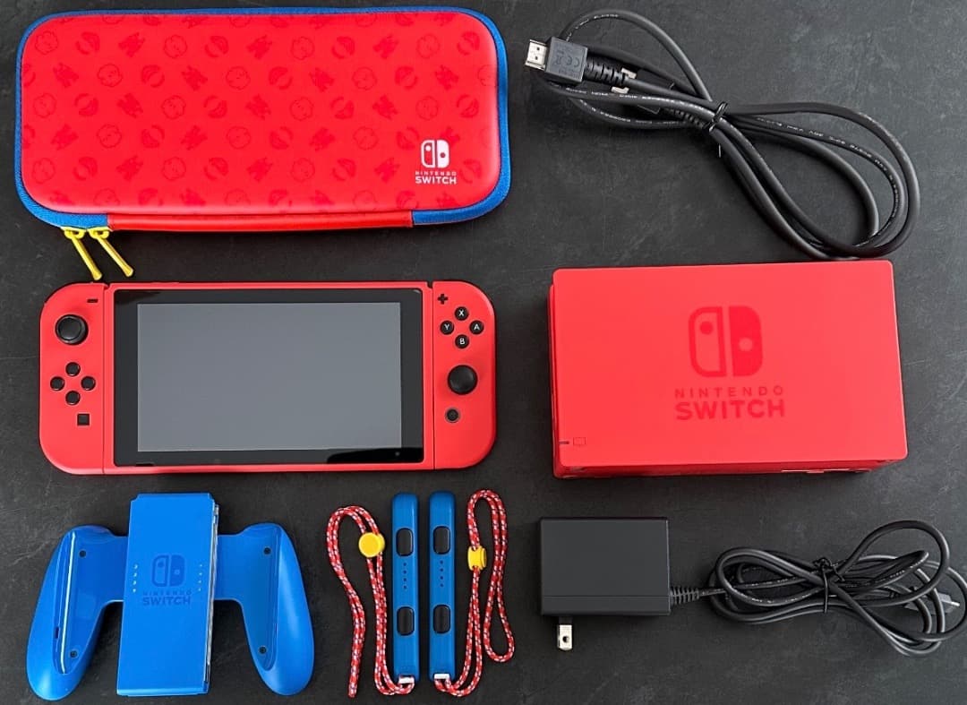 Nintendo Switch 本体 マリオレッド × ブルー セット