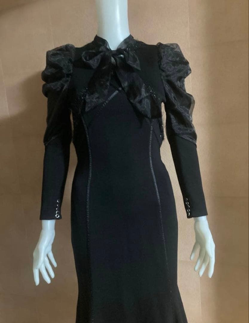 Riu Crossed lines ponte dress Rちゃん　ワンピース