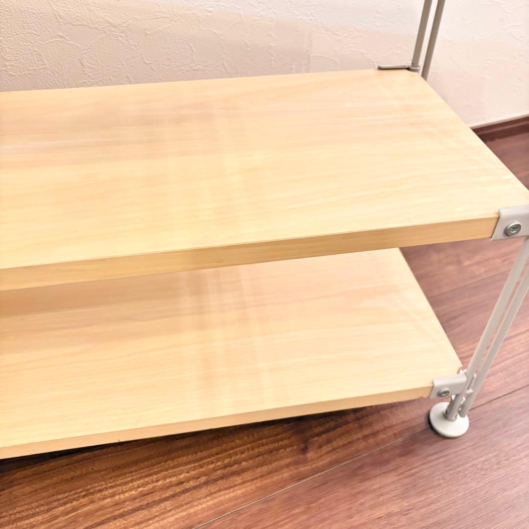 無印良品 スチールユニットシェルフ 木製 ３段