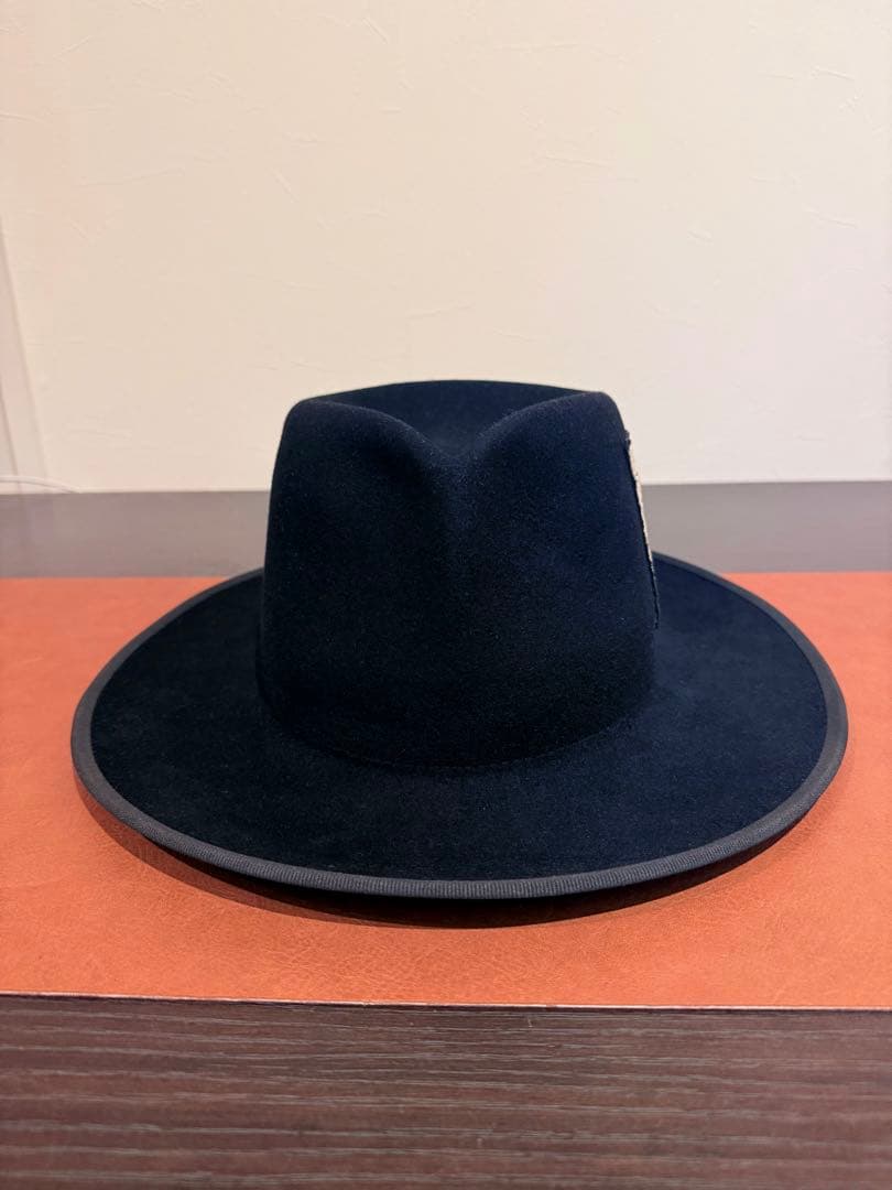 AVEC CES FRERES ラビットファー　ハット サイズ62 つば広