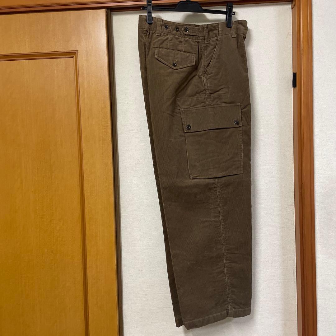 90s 三つ星タグRRL Ralph Lauren ブラウン カーゴパンツUSA