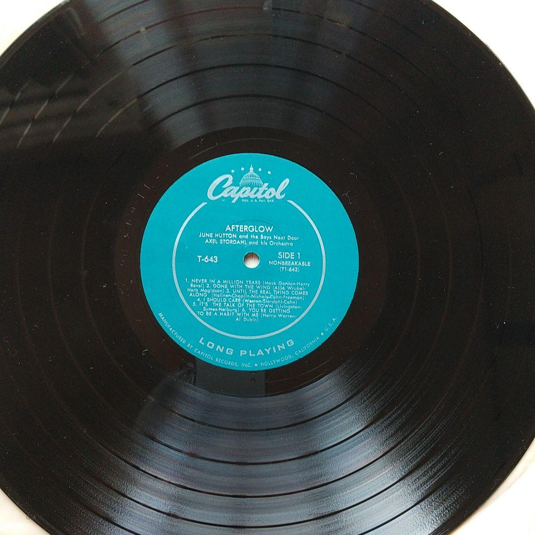 ジューン・ハットン「アフターグロー」レコード