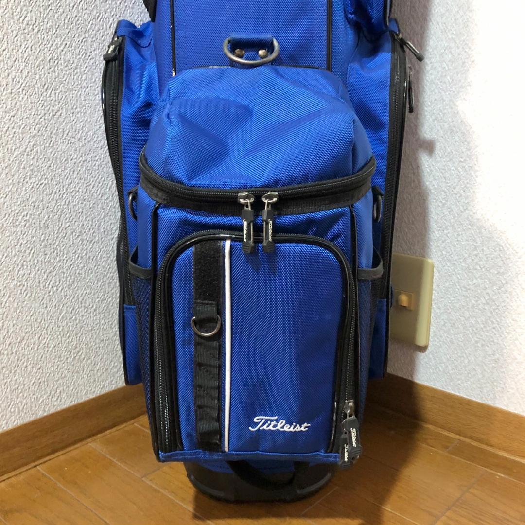 【希少】 Titleist タイトリスト ゴルフ キャディバッグ 脱着式ポーチ