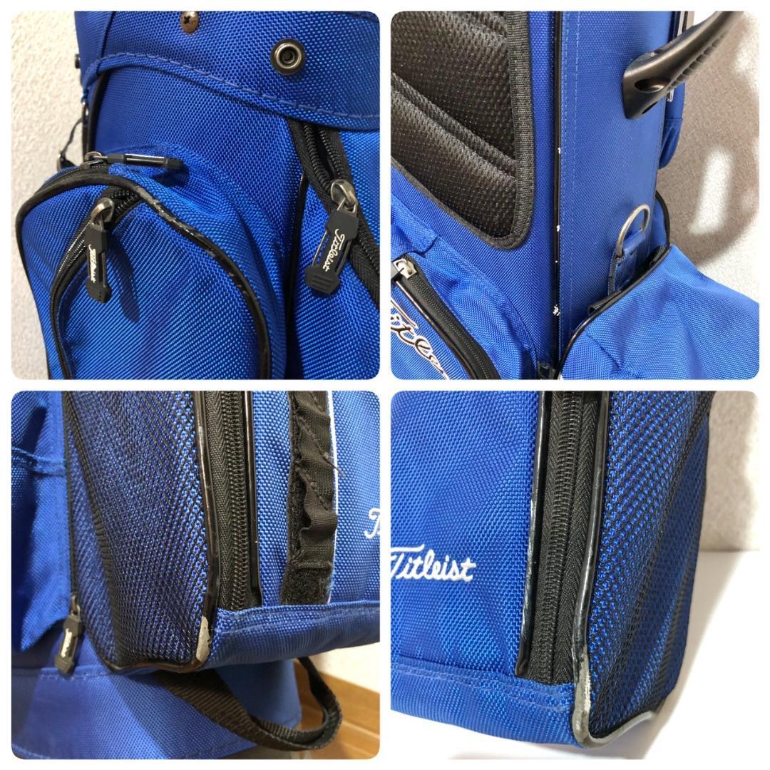【希少】 Titleist タイトリスト ゴルフ キャディバッグ 脱着式ポーチ