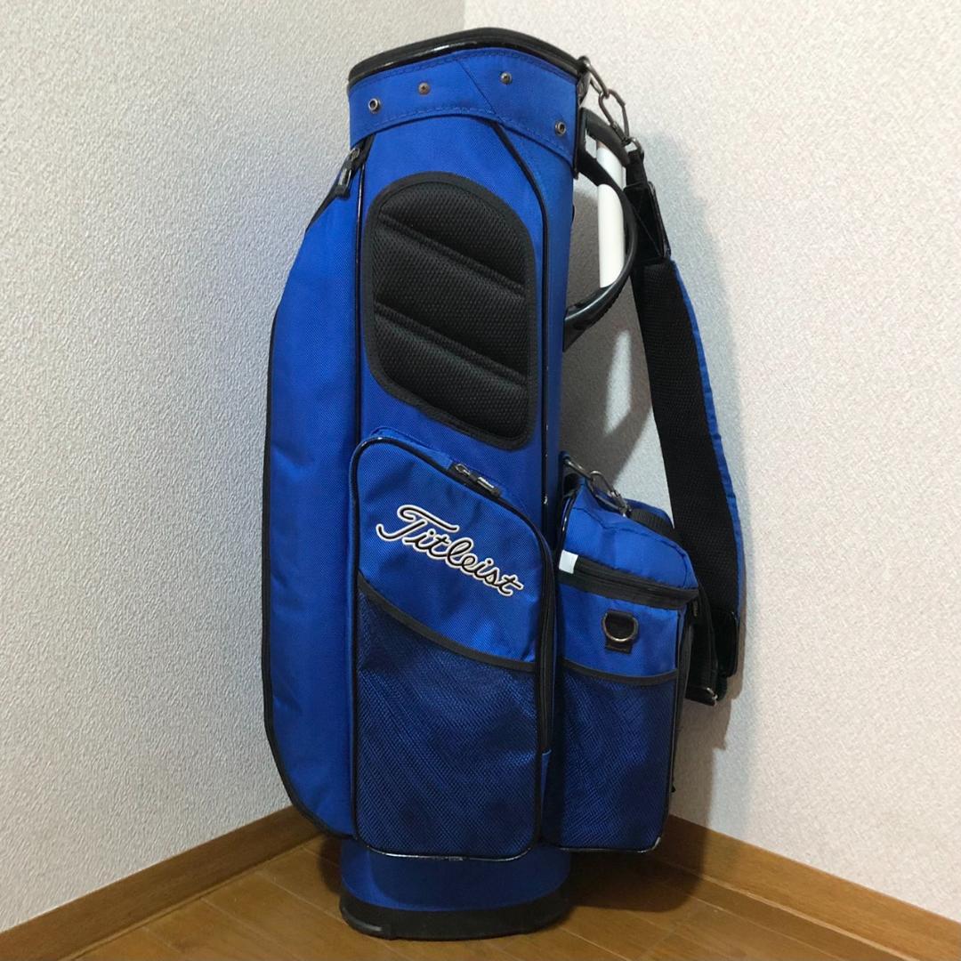 【希少】 Titleist タイトリスト ゴルフ キャディバッグ 脱着式ポーチ