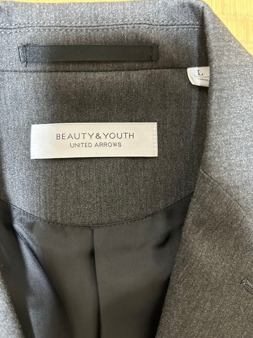 BEAUTY&YOUTH グレー スーツセット