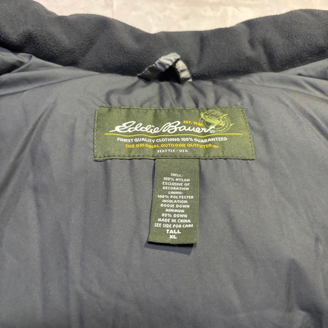 00s Eddie Bauer ダウンベスト 刺繍ロゴ EB700 XL