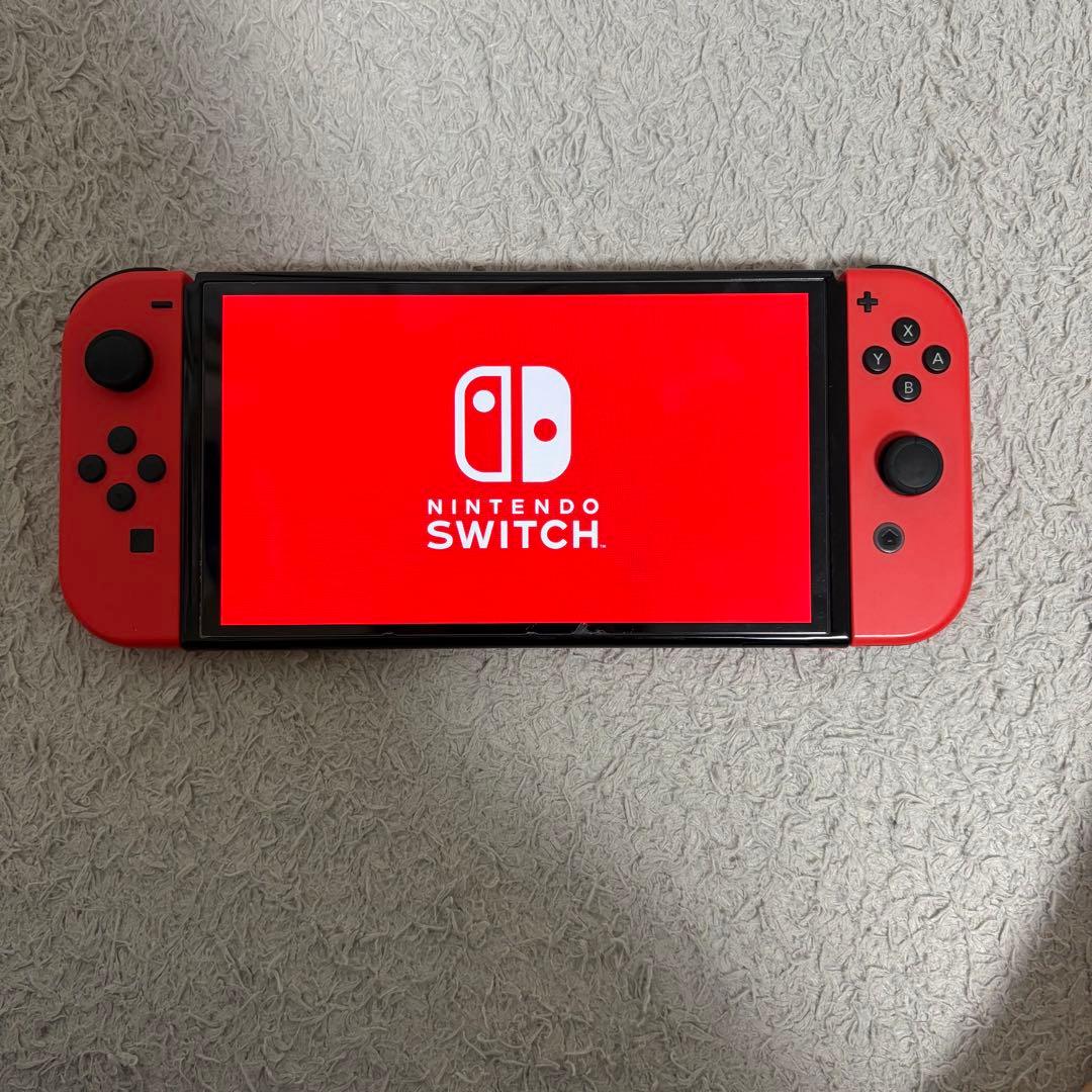 Nintendo Switch 赤 本体 充電器付き マリオレッド