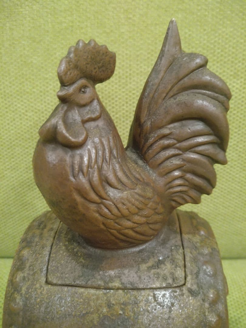 備前焼の鶏の香炉B6、№004、実用品、備前焼の香炉、コスパ品