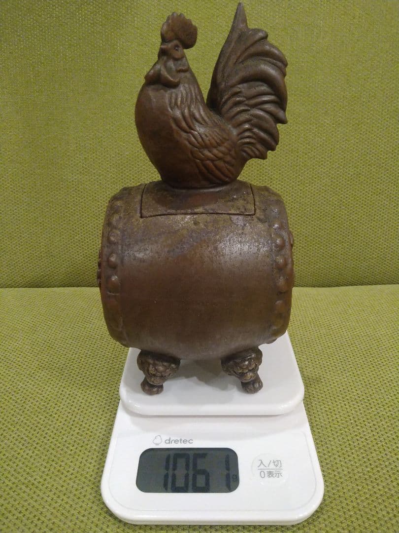 備前焼の鶏の香炉B6、№004、実用品、備前焼の香炉、コスパ品