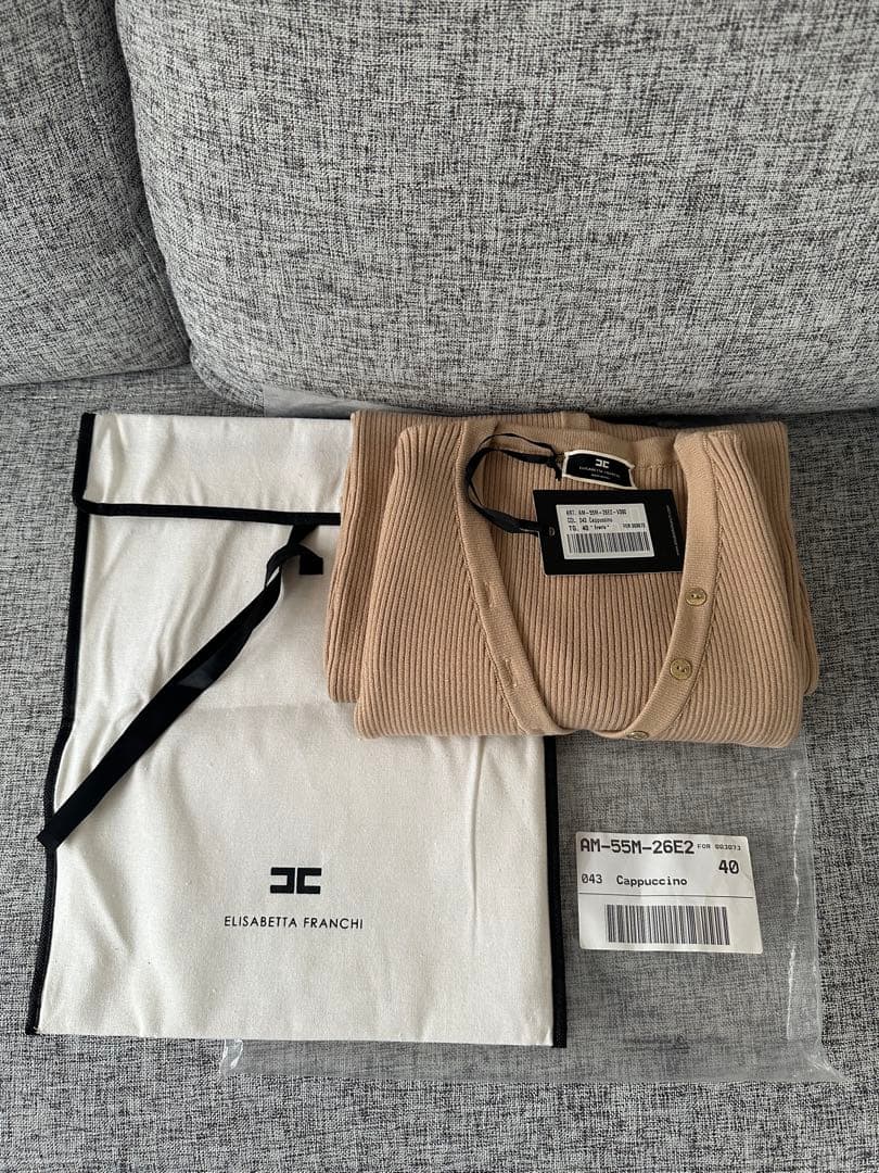 新品 エリザベッタフランキ ニットワンピース 40