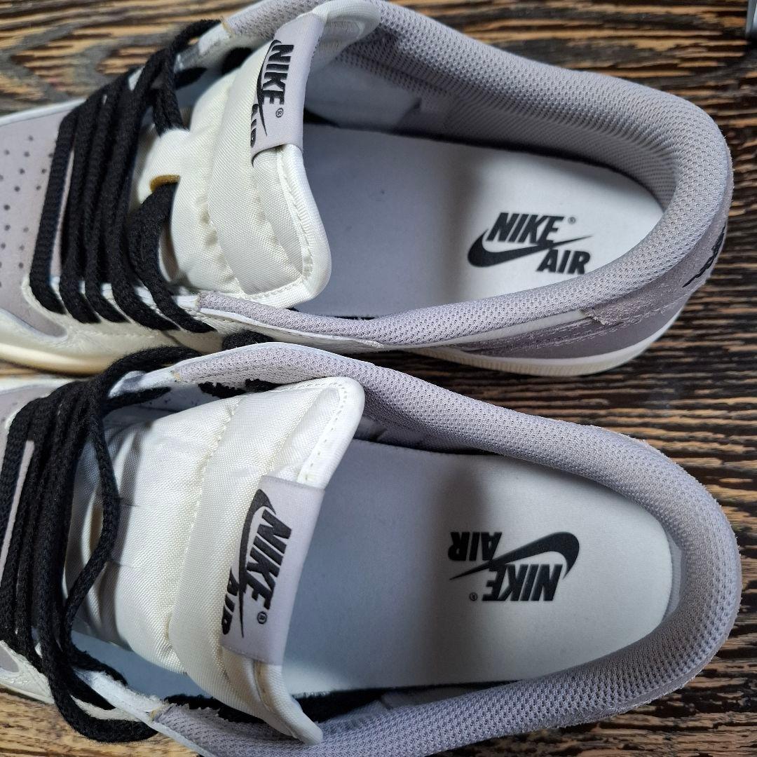 NikeナイキAirJordanエアジョーダン1 Low ホワイト/グレー