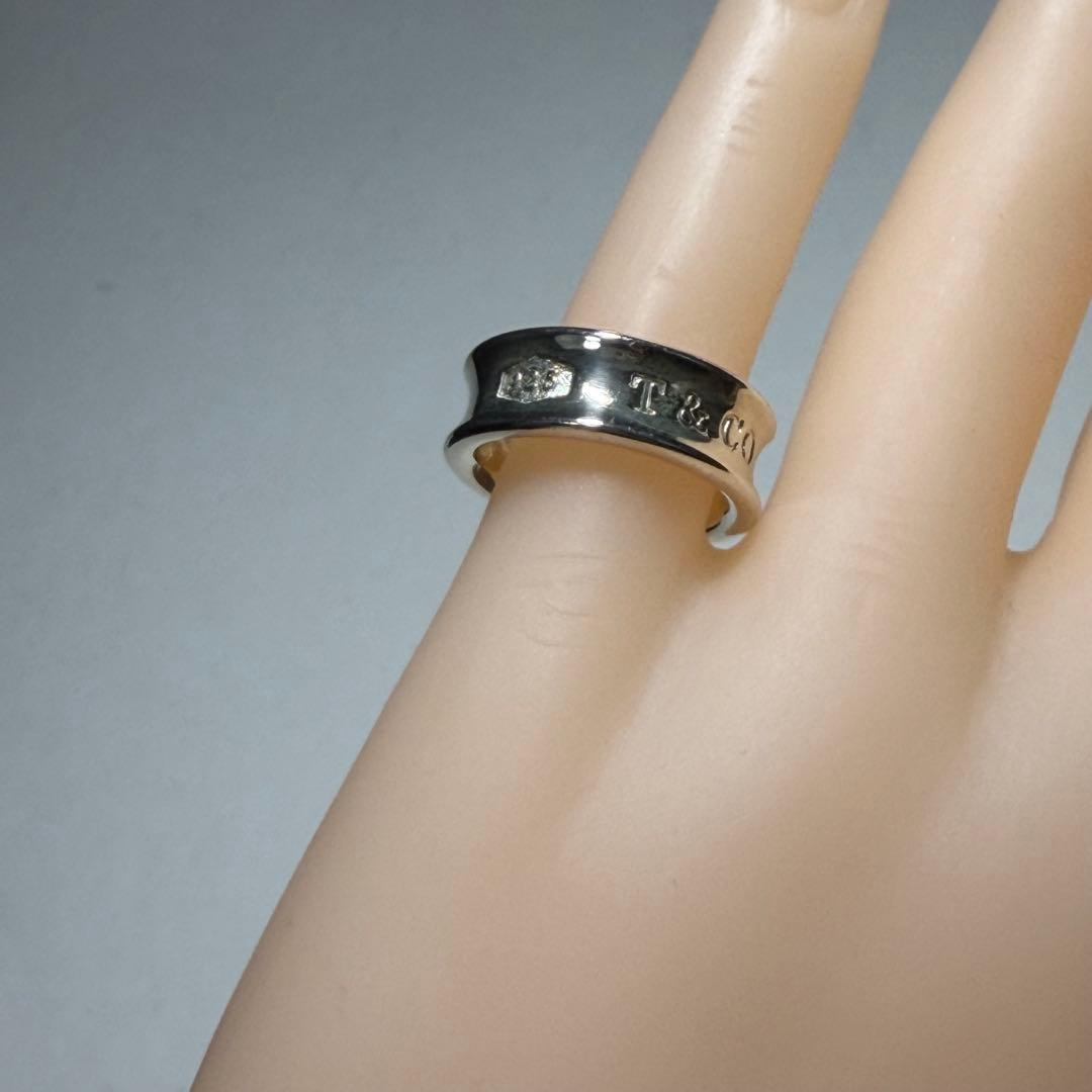 美品★TIFFANY&Co.★ ティファニー 1837リング ピンキーリング7号