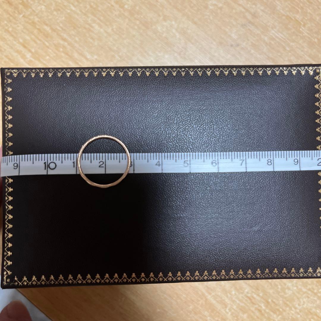 エテ　クレールカットリング　13号　ピンクゴールド