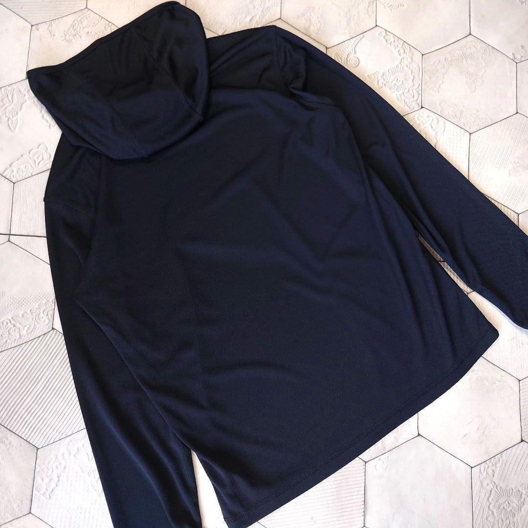 極美品 INX.label プルオーバー ドライラッシュパーカー ブラック