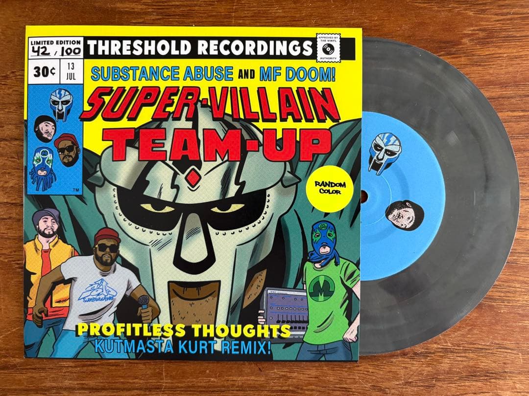 世界100枚限定 SUBSTANCE ABUSE & MF DOOM カラー7\"