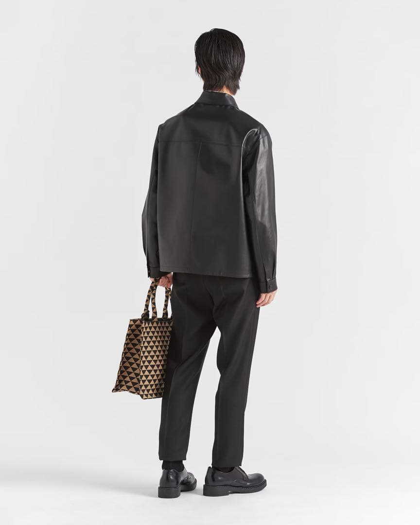 PRADA プラダ ナッパレザーシャツ
