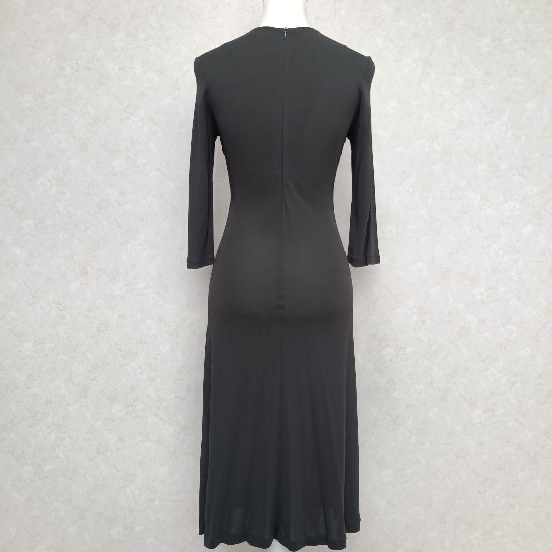 イタリア製 アルマーニコレツォーニ カシュクールスリットワンピース size40