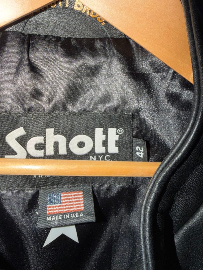 美品希少サイズ SOPHNET x Schott シープスキンライダース