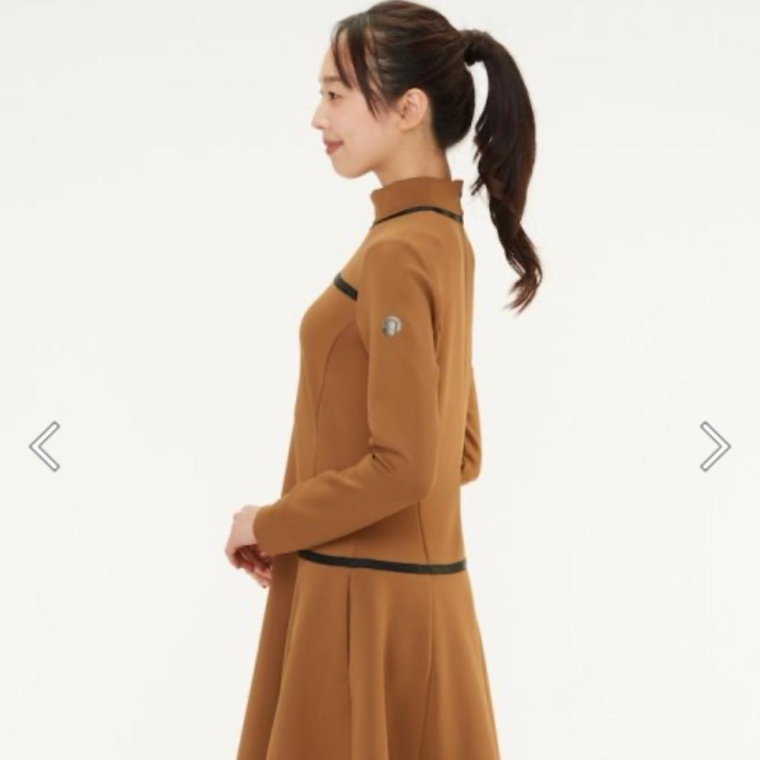ランバン LANVIN ダンボールニットワンピース ゴルフ