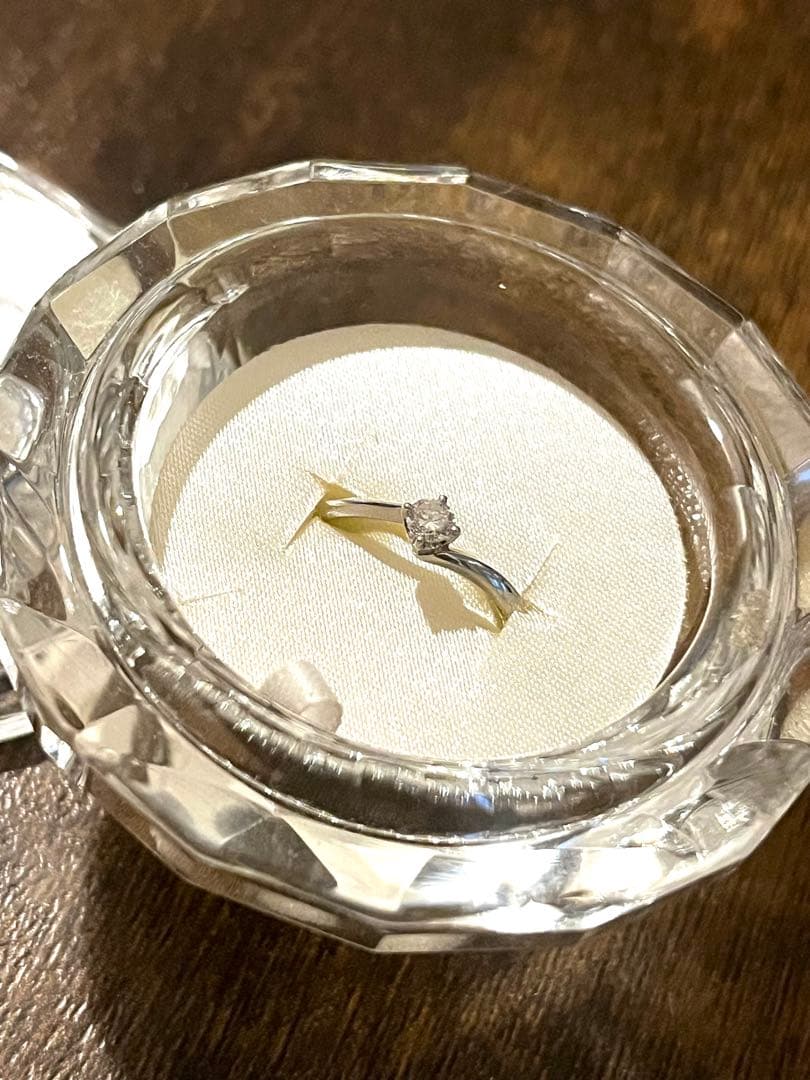 Vendôme Aoyama シンプルリング 婚約指輪　9号 ダイヤモンド