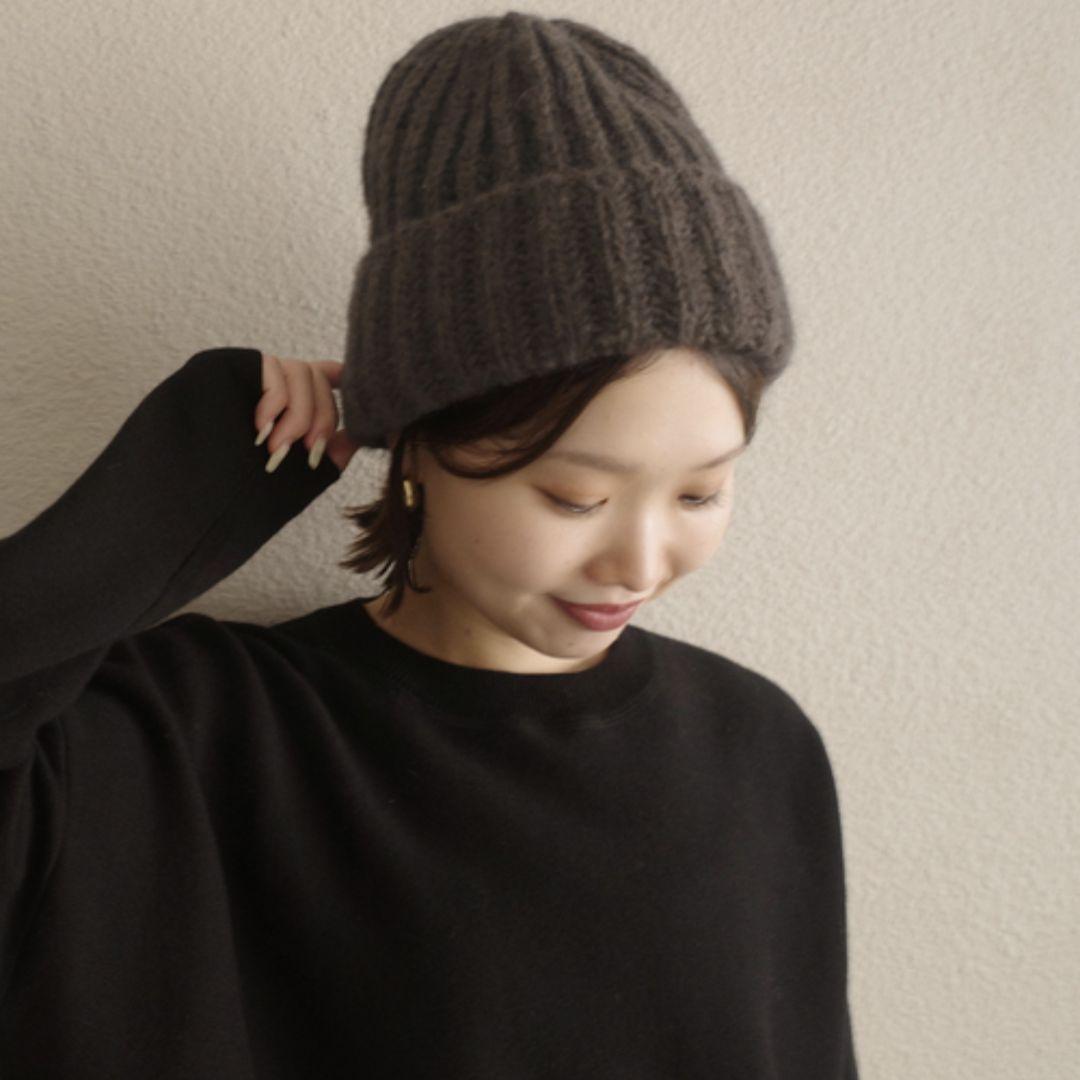 スローブイエナ Fratelli Talli MOHAIR KNIT CAP