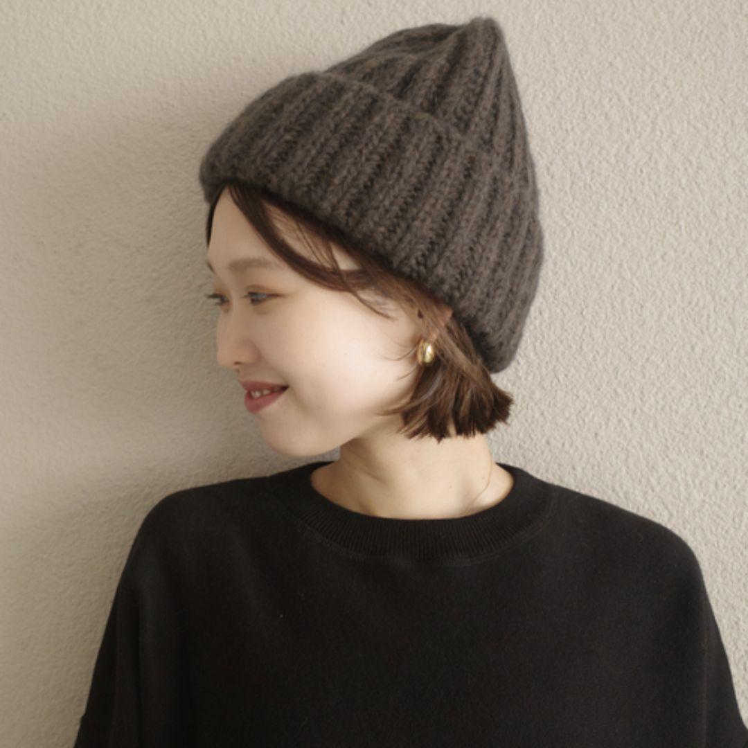 スローブイエナ Fratelli Talli MOHAIR KNIT CAP