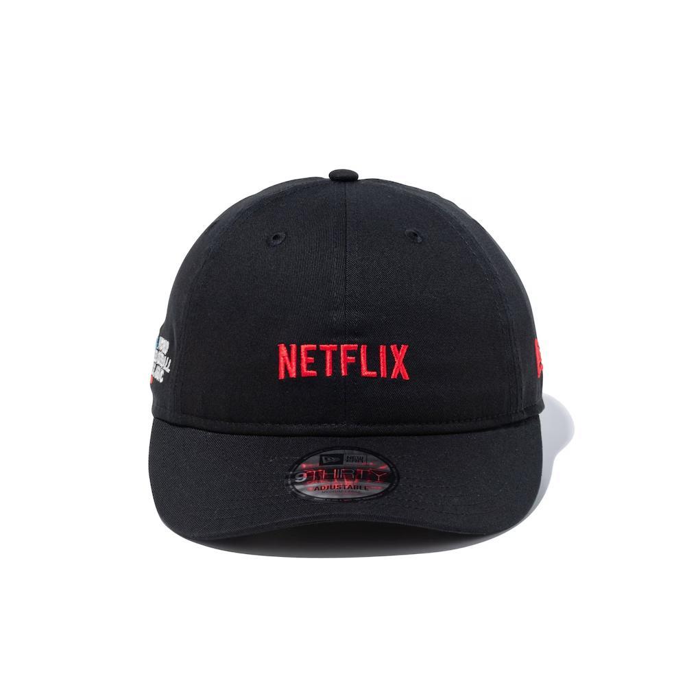 New Era 9THIRTY WBC × Netflix サイドロゴ ブラック