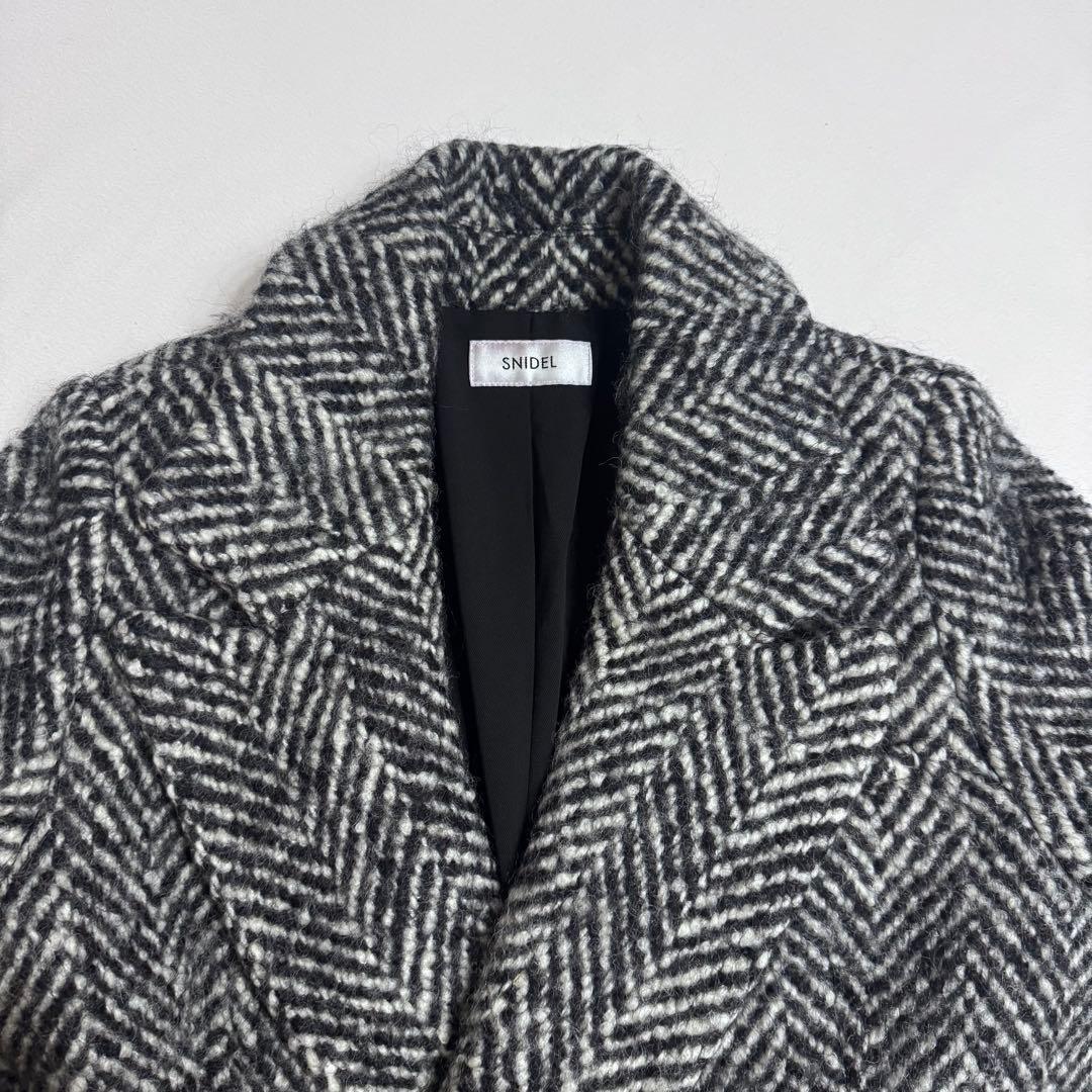 【美品】SNIDEL スナイデル オーバーボックス ジャケット コート 黒