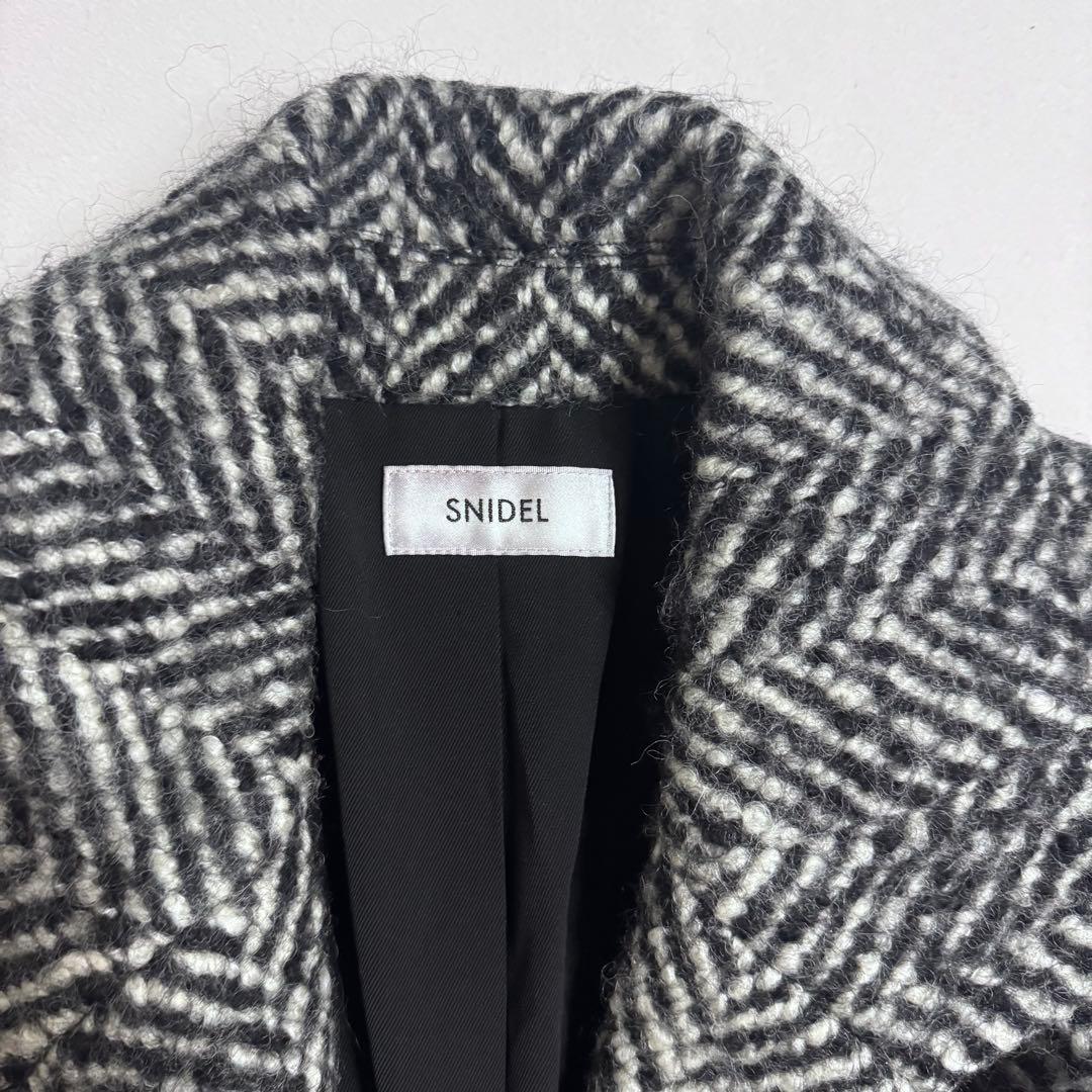 【美品】SNIDEL スナイデル オーバーボックス ジャケット コート 黒