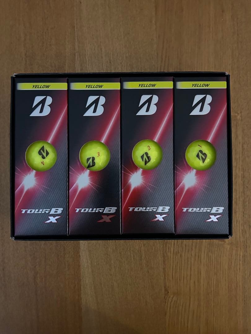 ブリヂストンTOUR BX ゴルフボール26年モデル イエロー2ダース新品未使用