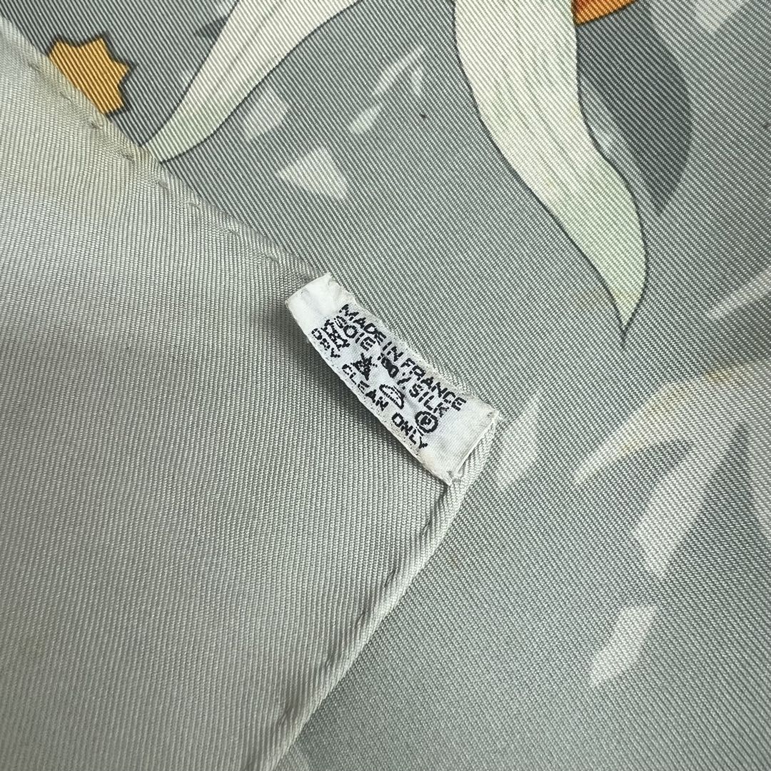 エルメス　カレ90 スカーフ　オレンジの木の下で