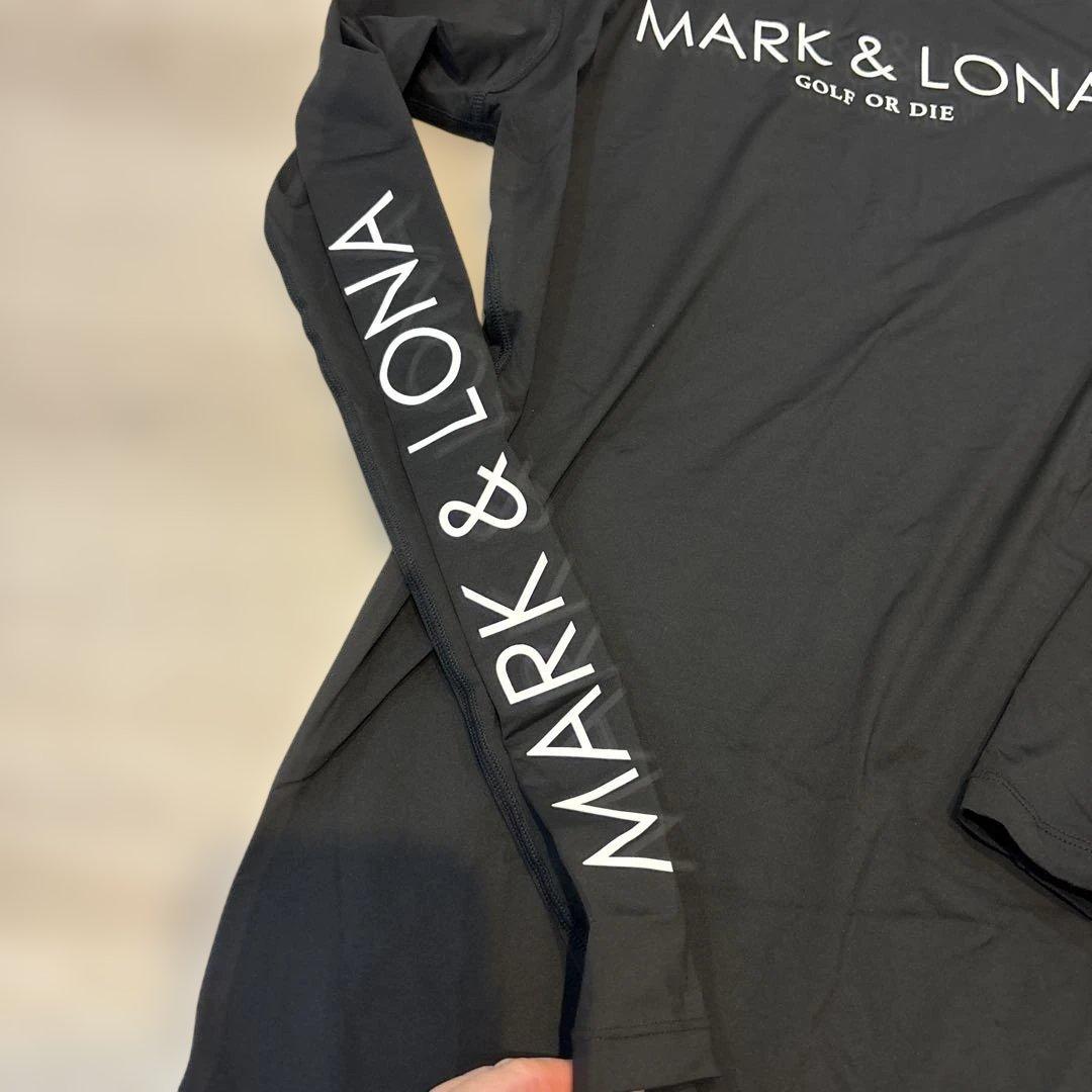 MARK & LONA ブラック 長袖シャツ　uvカット　夏用