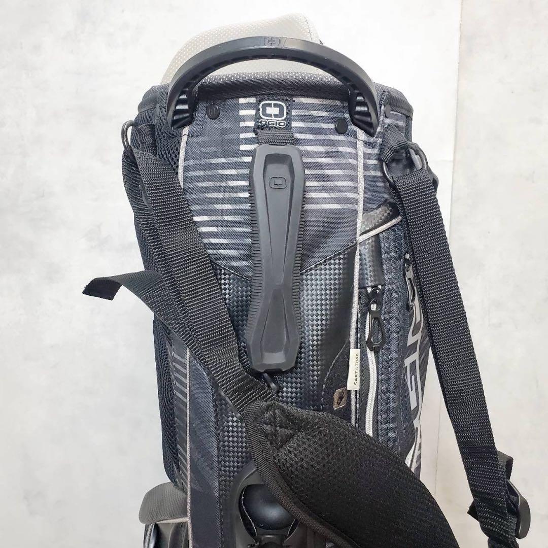 OGIO キャディバッグ スタンド式 ブラック 軽量 多機能 収納豊富 ゴルフ